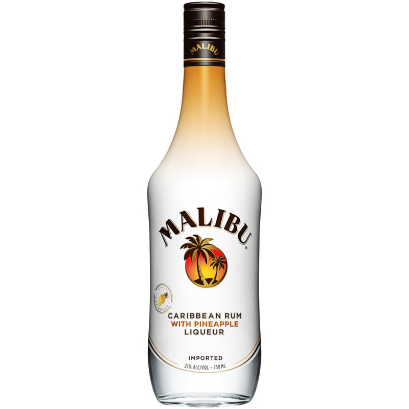 Malibu Pineapple Flavored Rum 42 750 ML