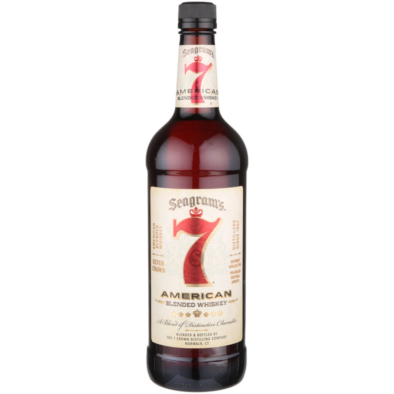 Seagram'S Blended American Whiskey 7 Crown 80 1 L