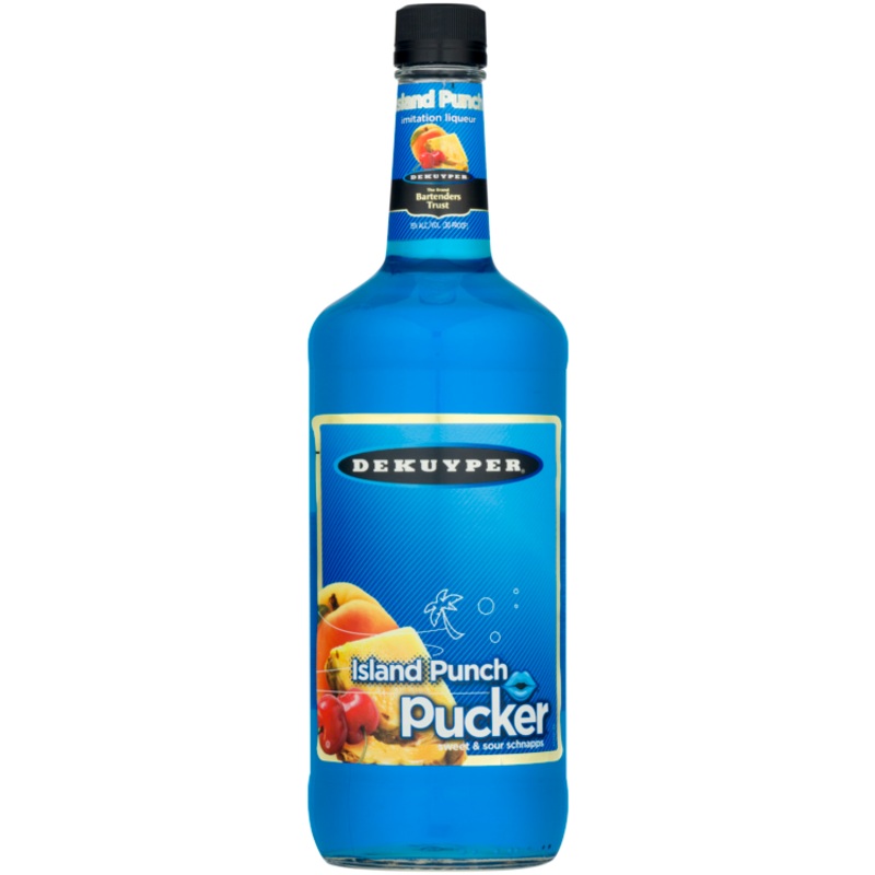 Dekuyper Sweet & Sour Island Punch Schnapps Pucker 30 1 L