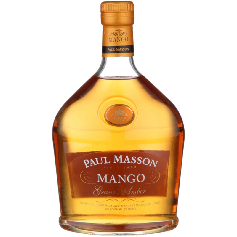 Paul Masson Mango Flavored Brandy Grande Amber 54 750 ML