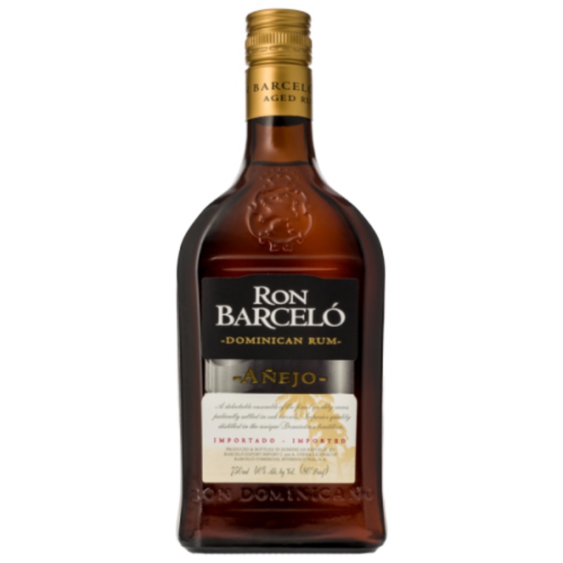 Ron Barcelo Aged Rum Anejo Limited Edition 80 M. Tony Peralta Collaboration Artist Label 750 ML