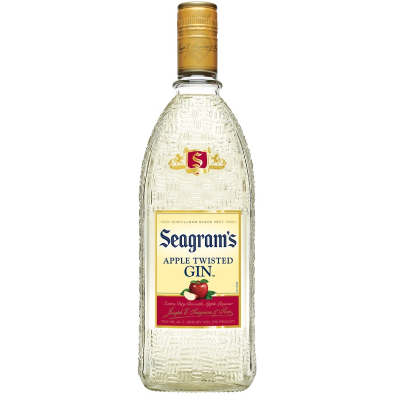Seagram'S Apple Flavored Gin Twisted 70 750 ML