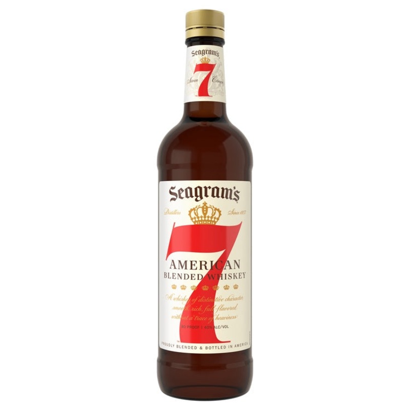 Seagram'S Blended American Whiskey 7 Crown 80 750 ML