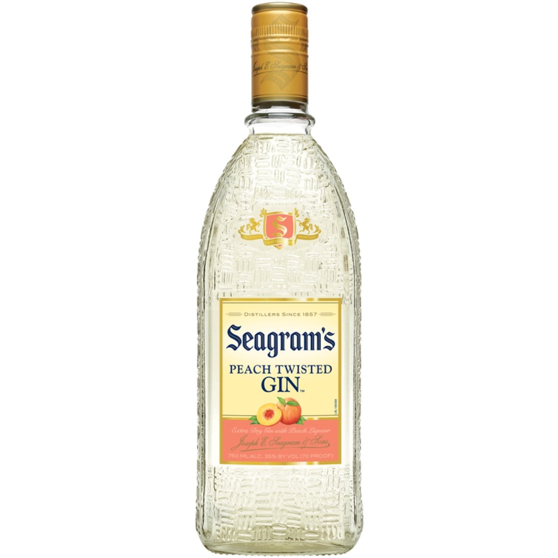 Seagram'S Peach Flavored Gin Twisted 70 750 ML