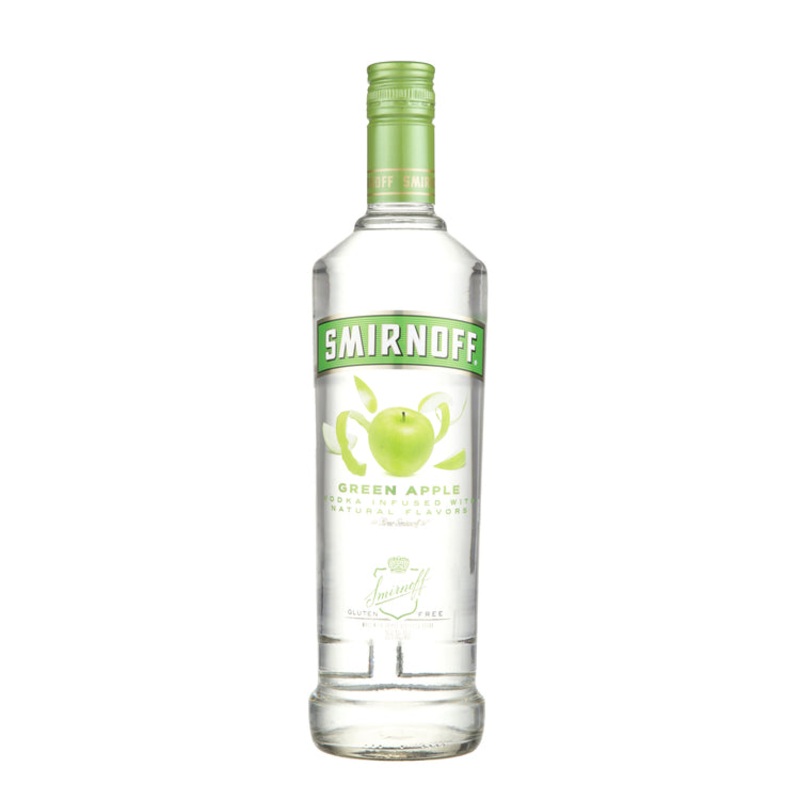 Smirnoff Green Apple Flavored Vodka 70 750 ML