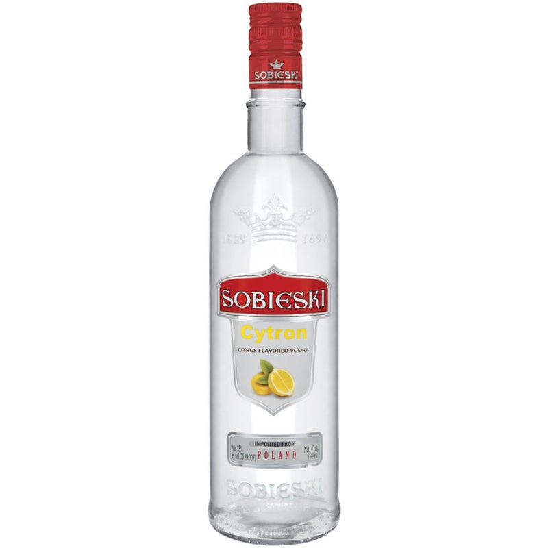Sobieski Citrus Flavored Vodka Cytron 70 750 ML