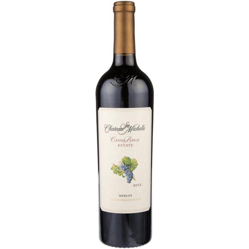 Chateau Ste. Michelle Merlot Canoe Ridge Estate Horse Heaven Hills 2014 750 ML