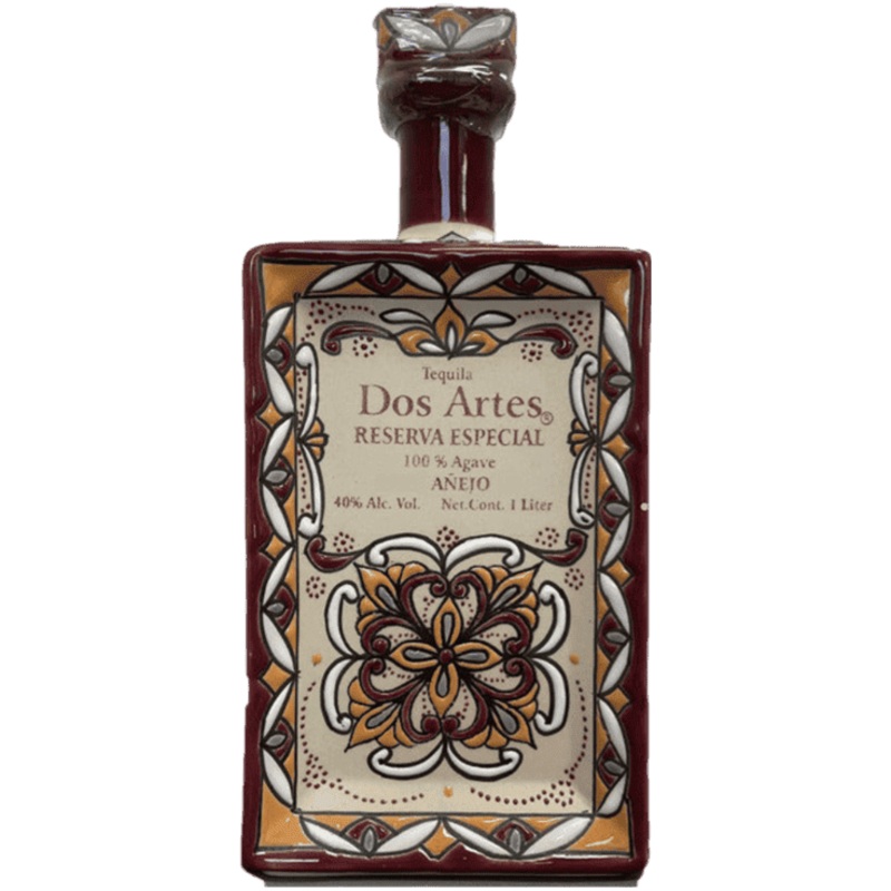 Dos Artes Anejo Tequila Hand Painted - 1L