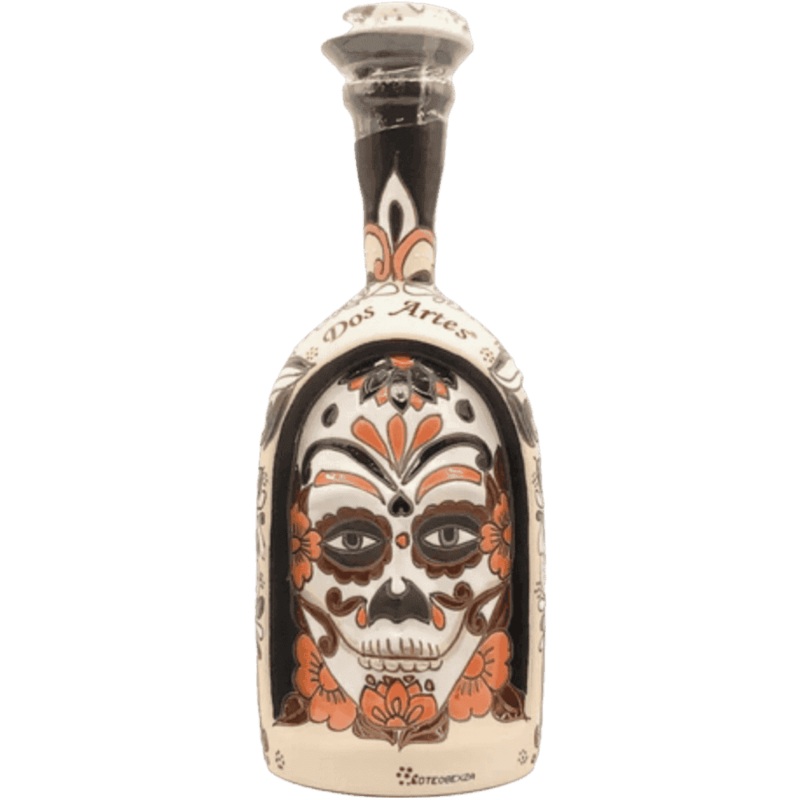 Dos Artes Extra Anejo Skull Bottle Tequila - 750ML