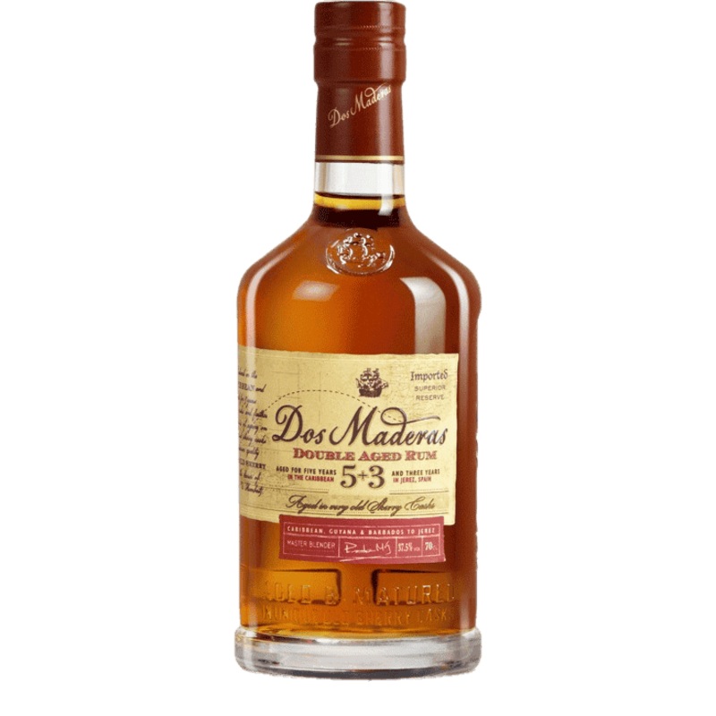 Dos Maderas 5+3 Years Old Double Aged Superior Reserve Rum - 750ML