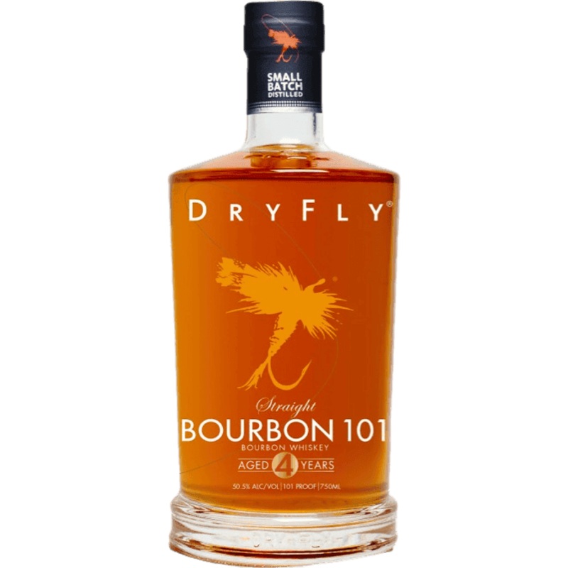 Dry Fly Distilling Straight Bourbon Whiskey 101 Proof - 750ML