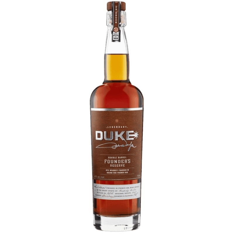 Duke Rye Whiskey Double Barrel Founder's Reserve - 750ML