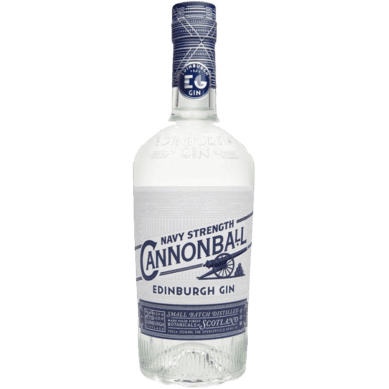 Edinburgh Dry Gin Cannonball Navy Strength - 750ML