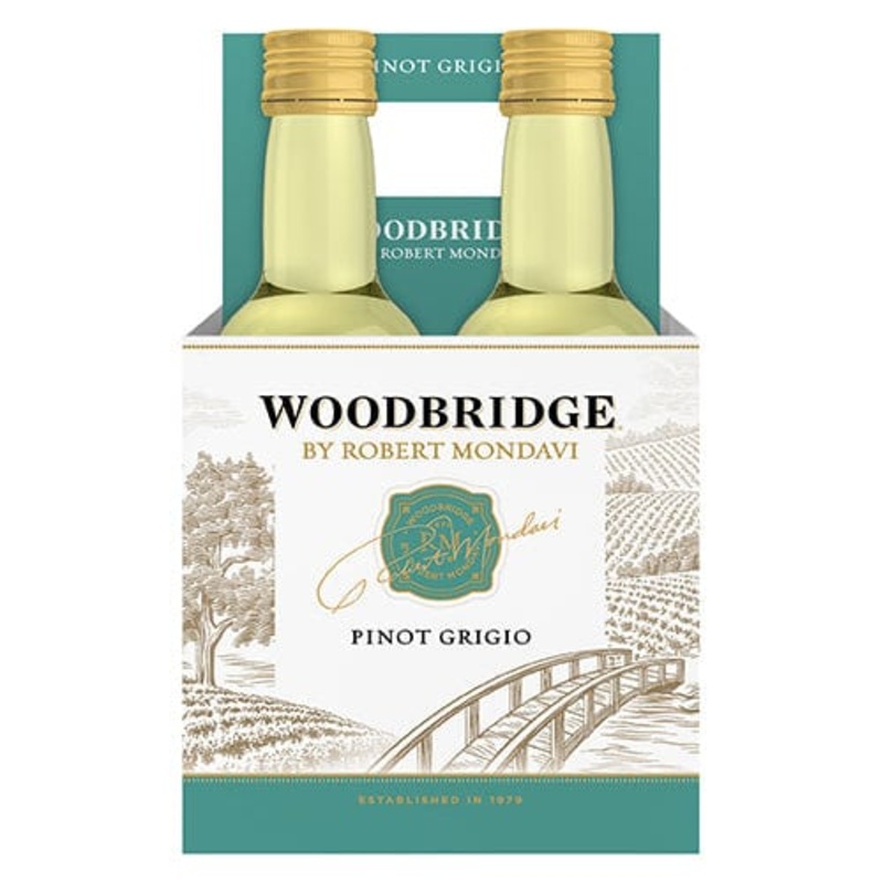 WOODBRIDGE PINOT GRIGIO 4PK 187ML