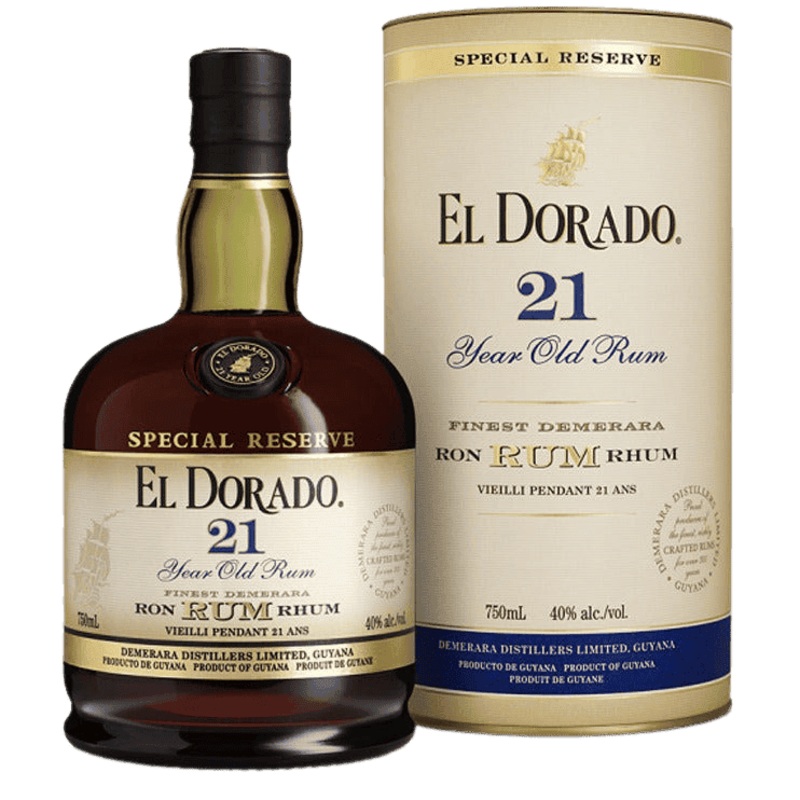 El Dorado Demerara Rum Special Reserve 21 Yr - 750ML