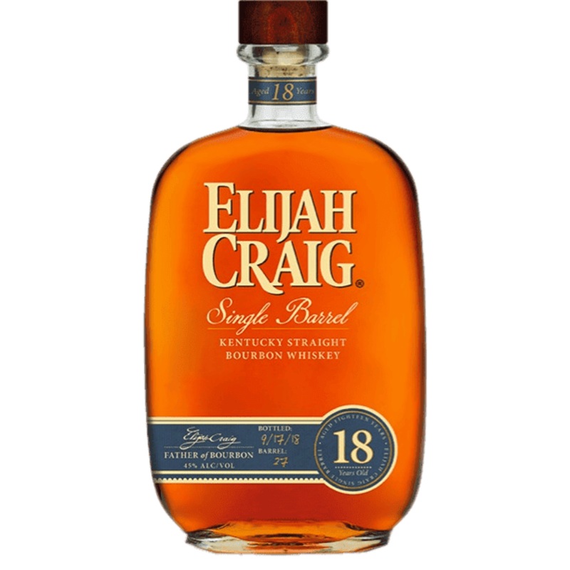 Elijah Craig 18-Year-Old Single Barrel - 750ML