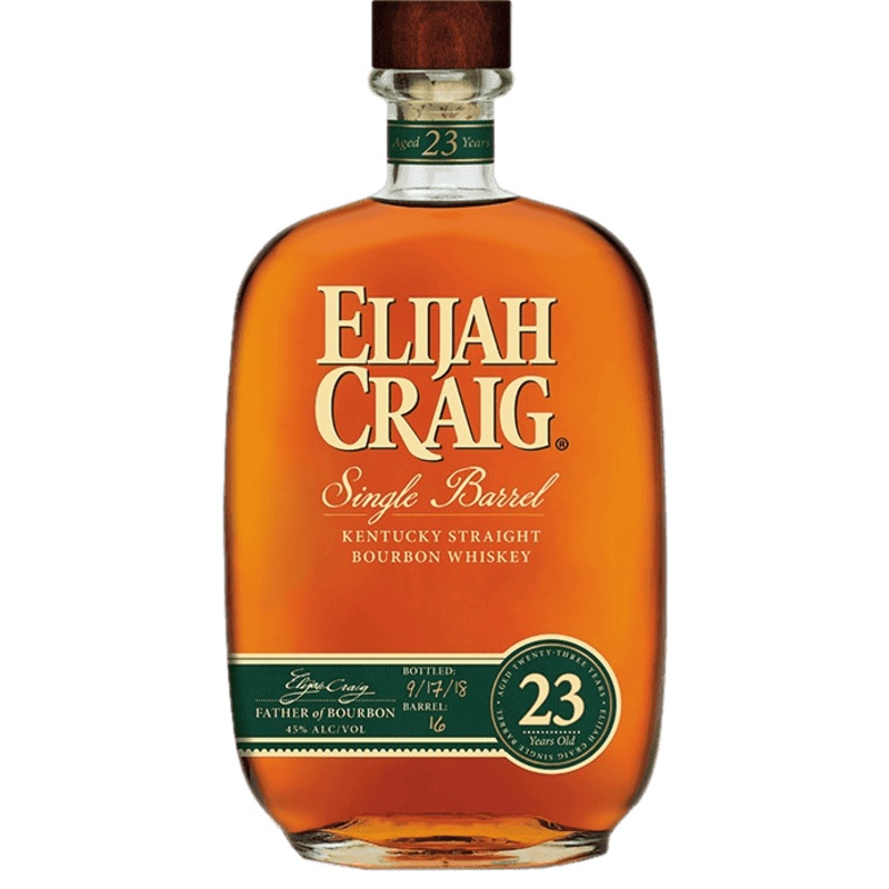 Elijah Craig 23 year Single Barrel Kentucky Straight Bourbon - 750ML