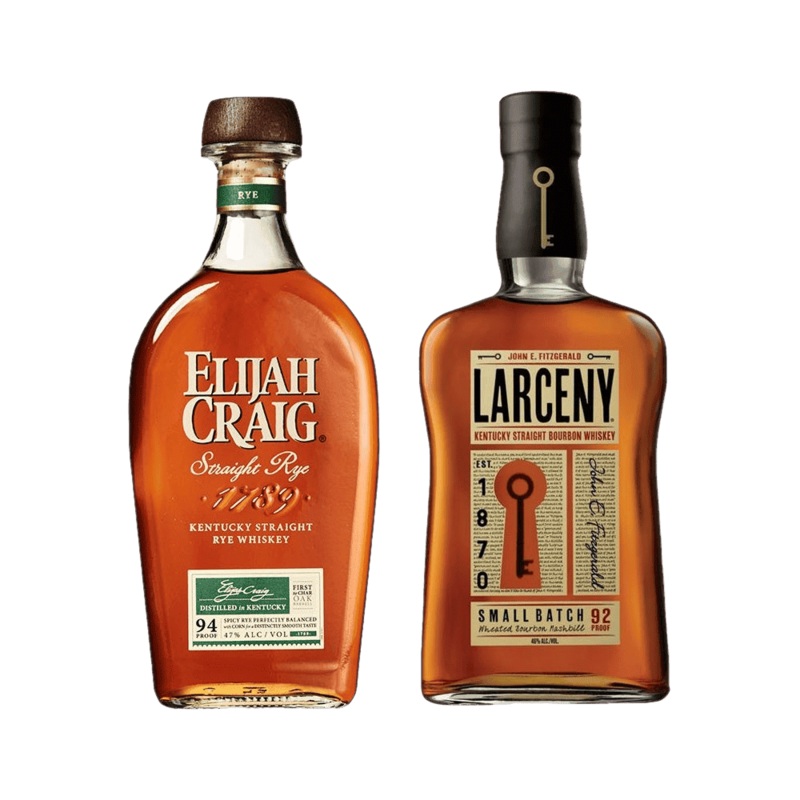 Elijah Craig Straight Rye & Larceny Small Batch Bourbon Bundle - 750ML