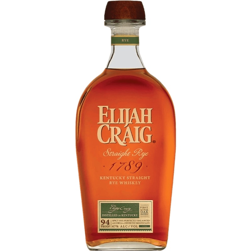 Elijah Craig Straight Rye Whiskey - 1.75L