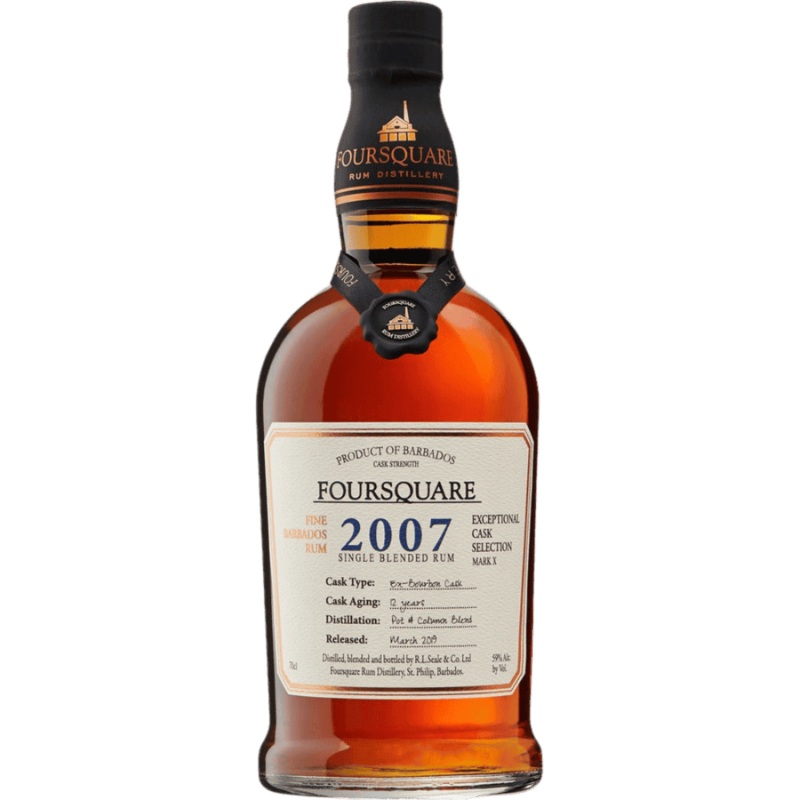 Foursquare Mark X "2007" Single Blended 12 Year Rum - 750ML