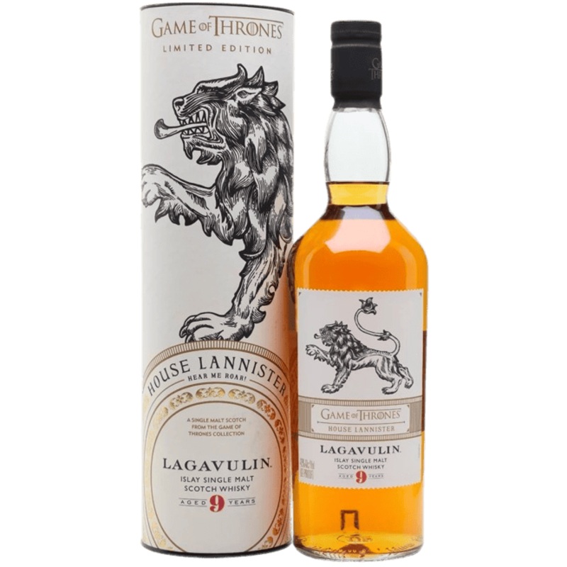Game of Thrones House Lannister Lagavulin 9 Year Old Scotch Whisky - 750ML