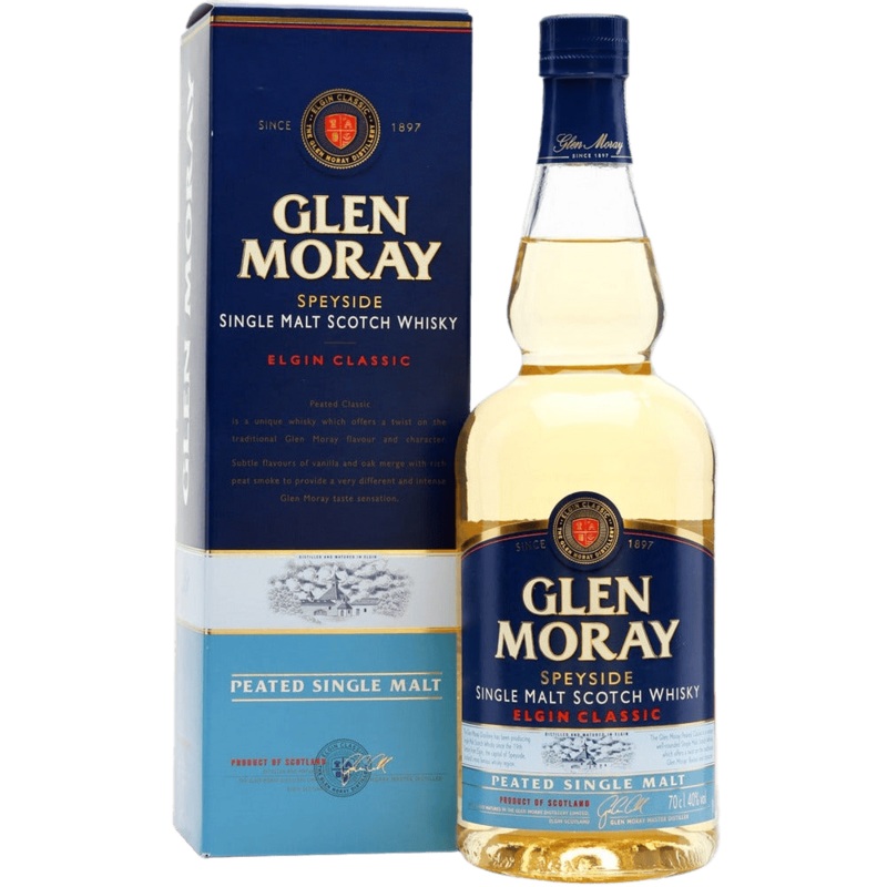Glen Moray Classic Peated Single Malt Scotch Whisky - 750ML