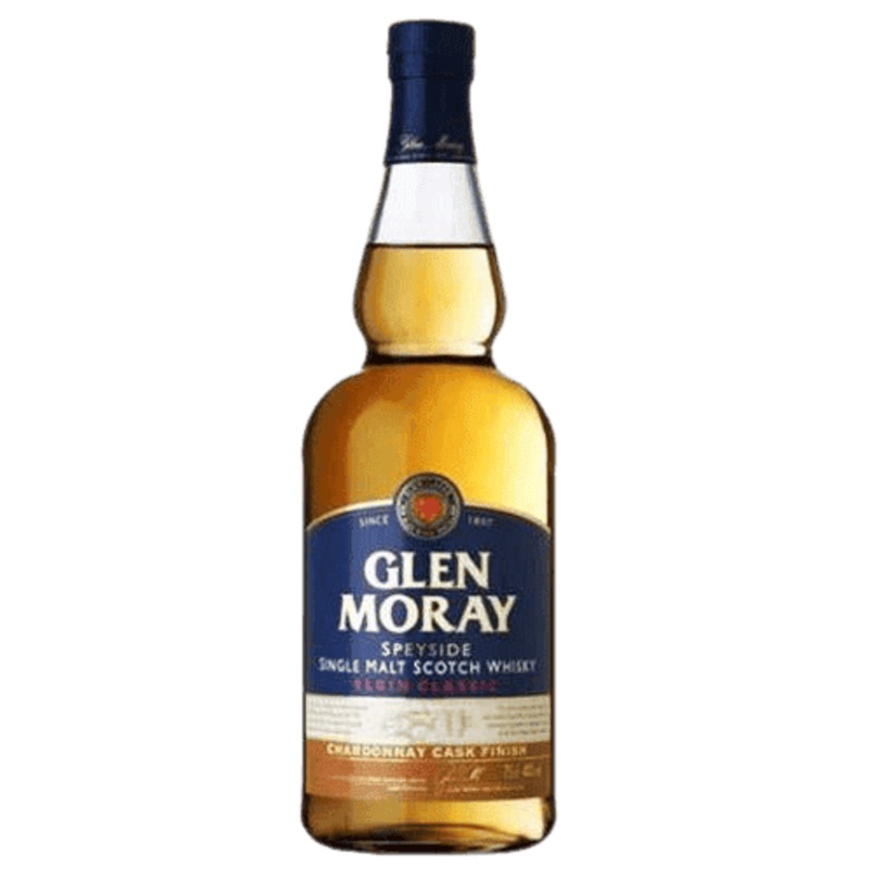 Glen Moray Elgin Classic Chardonnay Cask Finish Scotch Whiskey - 750ML