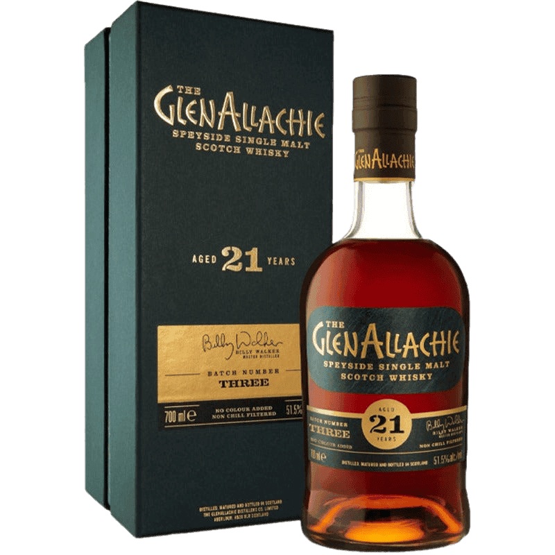 GlenAllachie 21 Year Old Single Malt Scotch Whisky Batch 3 -