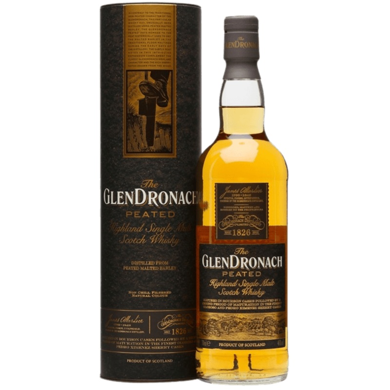 Glendronach Peated Single Malt Whiskey - 750ML