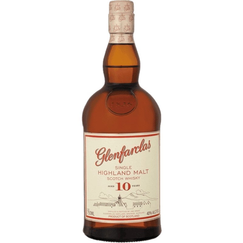 Glenfarclas 10 Year Scotch Whiskey - 750ML