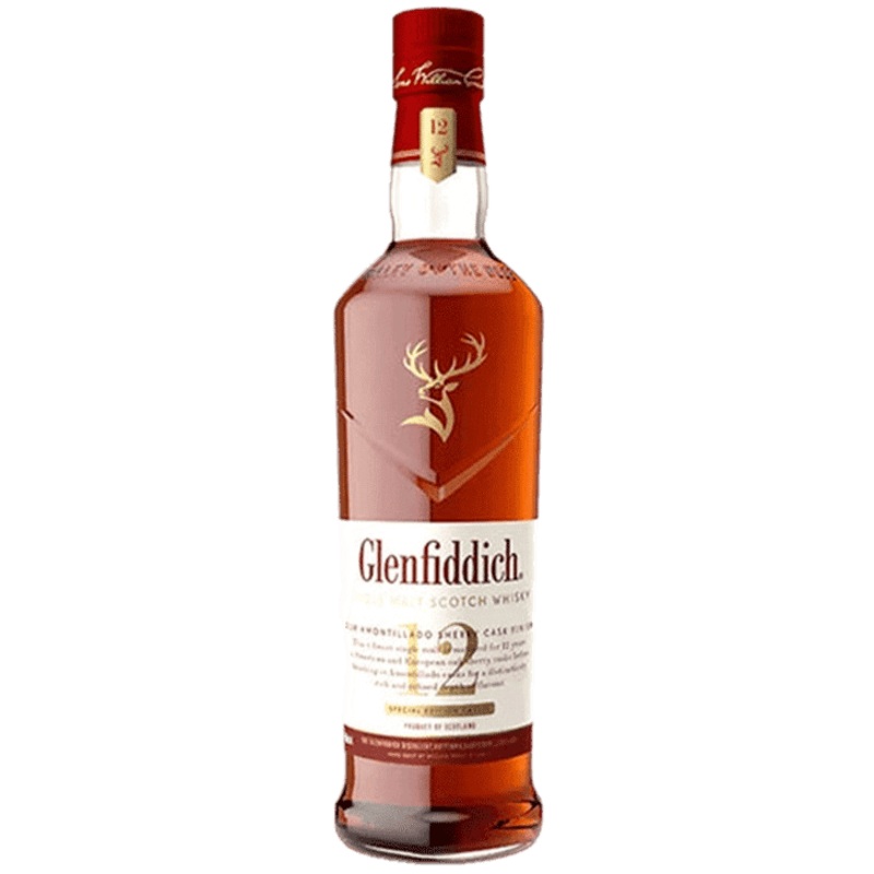 Glenfiddich 12 Year Old Amontillado Sherry Cask Finish Scotch Whisky - 750ML