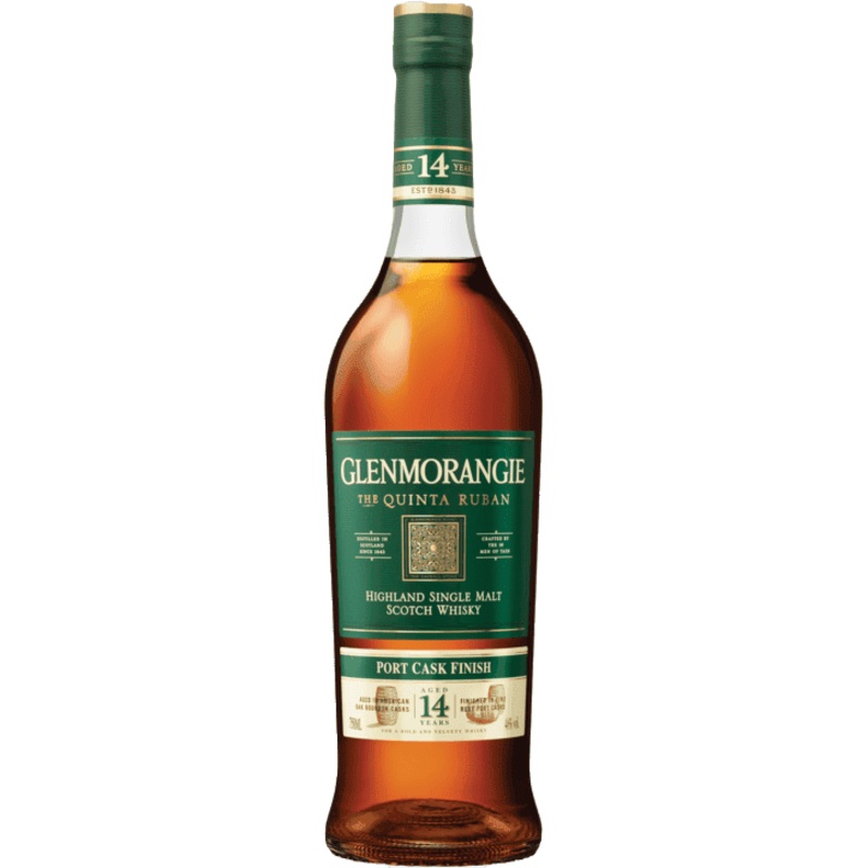 Glenmorangie Single Malt Scotch The Quinta Ruban Port Cask Finish 14 Year - 750ML
