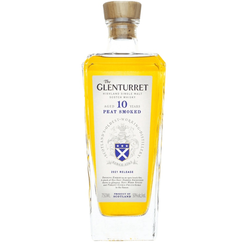 Glenturret 10 Year Peat Smoked Single Malt Scotch - 750ML