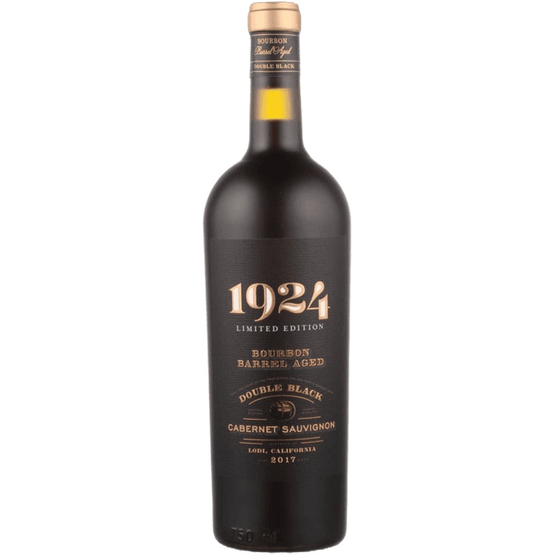 Gnarly Head Cabernet Sauvignon Bourbon Barrel Aged Double Black 1924 Limited Edit Lodi -750ML