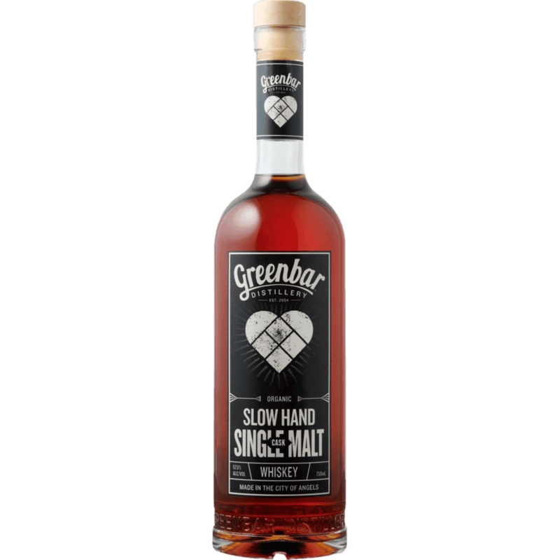 Greenbar Distillery Slow Hand Single Malt Cask Whiskey - 750ML