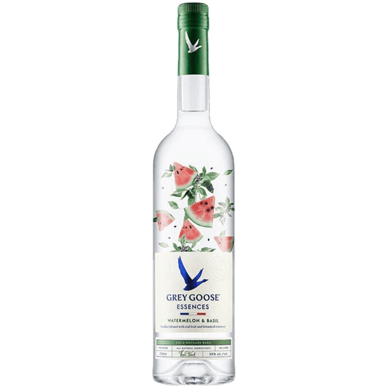 Grey Goose Watermelon & Basil Flavored Vodka Essences - 750ML