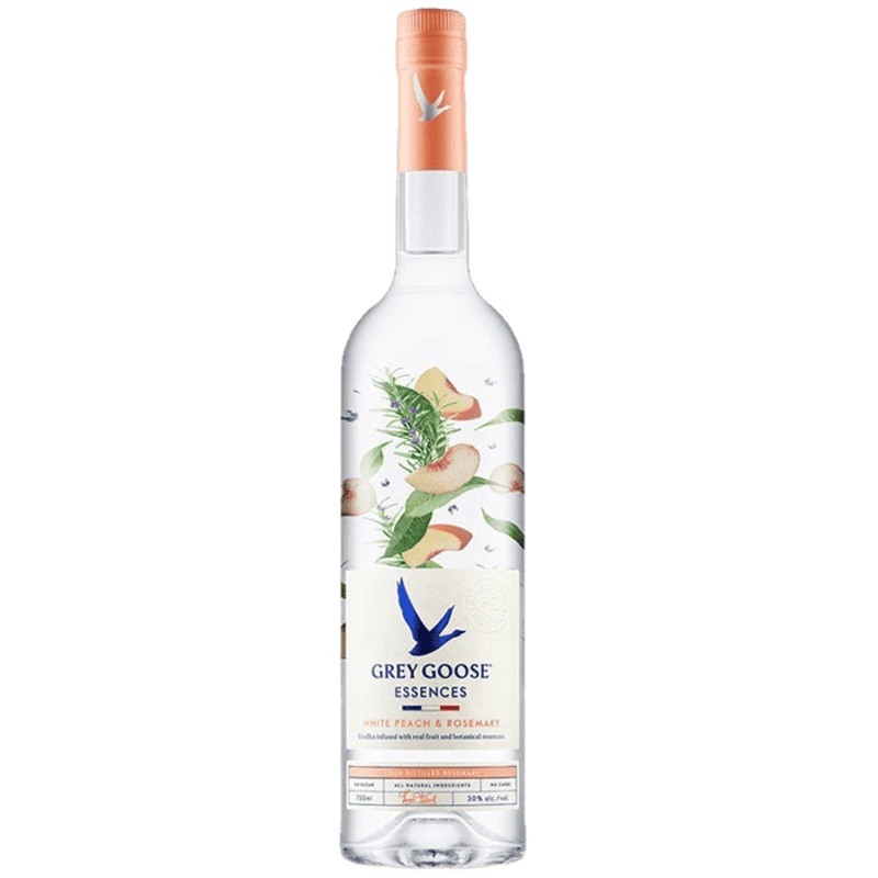 Grey Goose White Peach & Rosemary Flavored Vodka Essences - 750ML