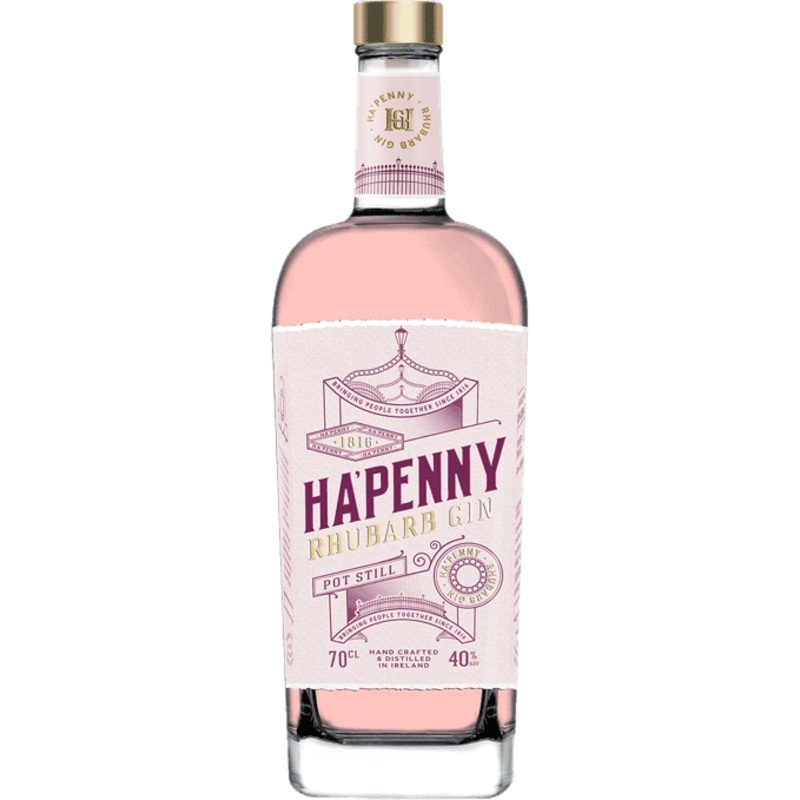 Ha'Penny Rhubarb Gin -750ML