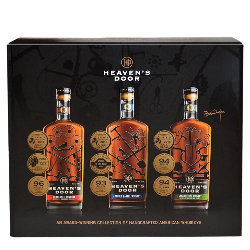 Heaven's Door Trilogy Set Bourbon, Double Barrel, Rye - 750ML