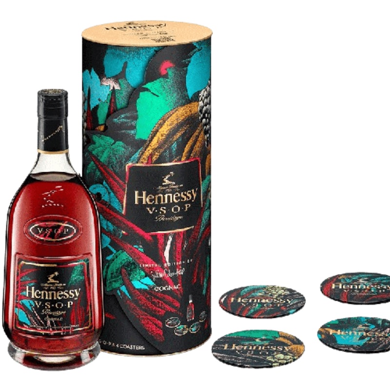 Hennessy VSOP Limited Edition Julien Colombier with Coasters - 750ML
