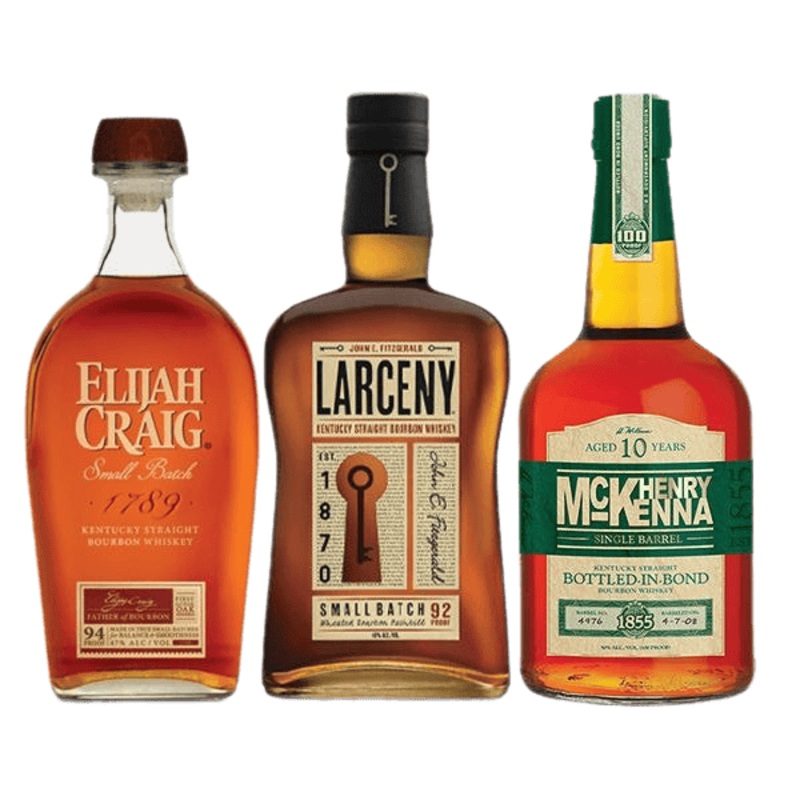 Henry McKenna, Larceny Small Batch & Elijah Craig Small Batch Bundle - 750ML