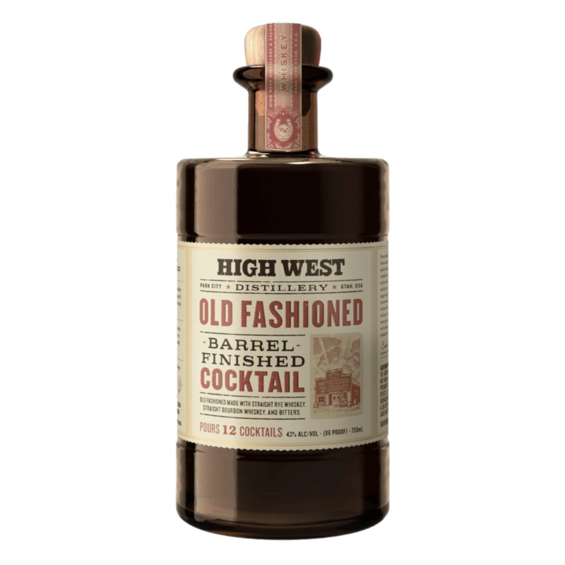 High West Old Fashioned Barrel Finished Cocktail - 375ML