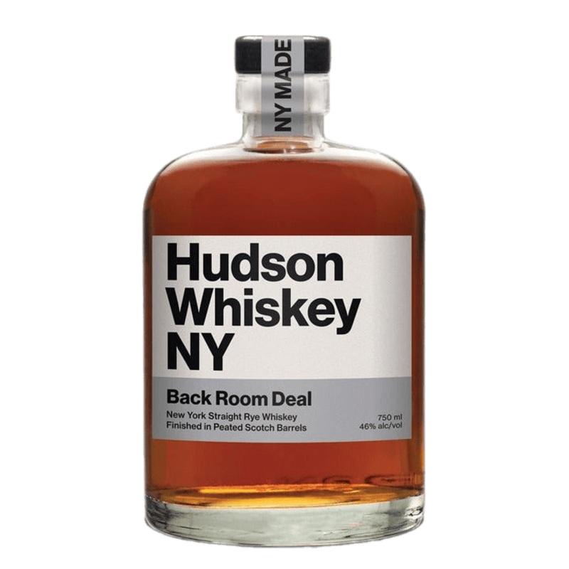 Hudson Whiskey Back Room Deal New York Straight Rye Whiskey Finished In Peated Scotch Barrels - 750ML