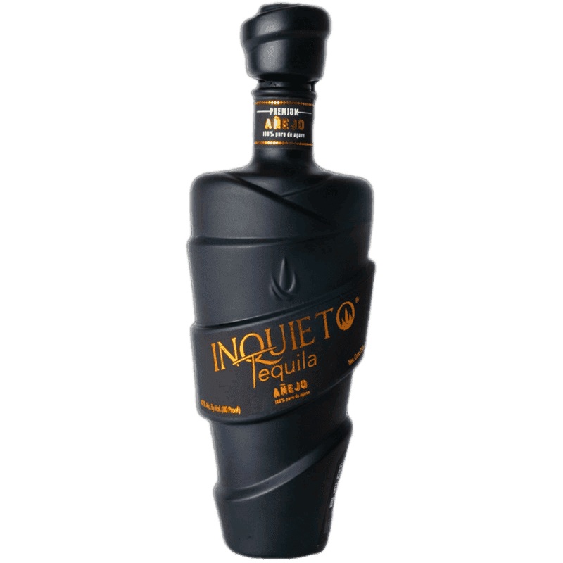 Inquieto Anejo Black Tequila - 750ML