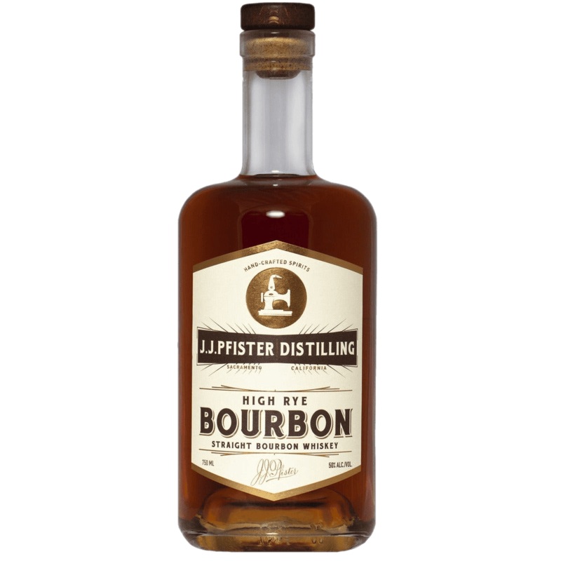 J.J. Pfister Distilling High Rye Straight Bourbon Whiskey 100 Proof - 750ML