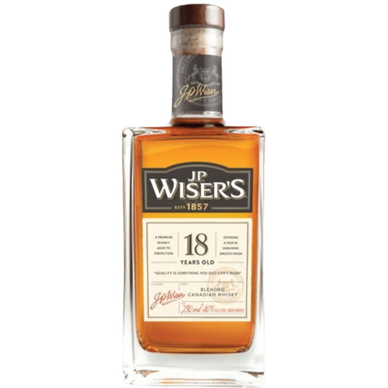 J.P. Wiser's Canadian Whisky Deluxe Very Old 18 Yr - 750ML