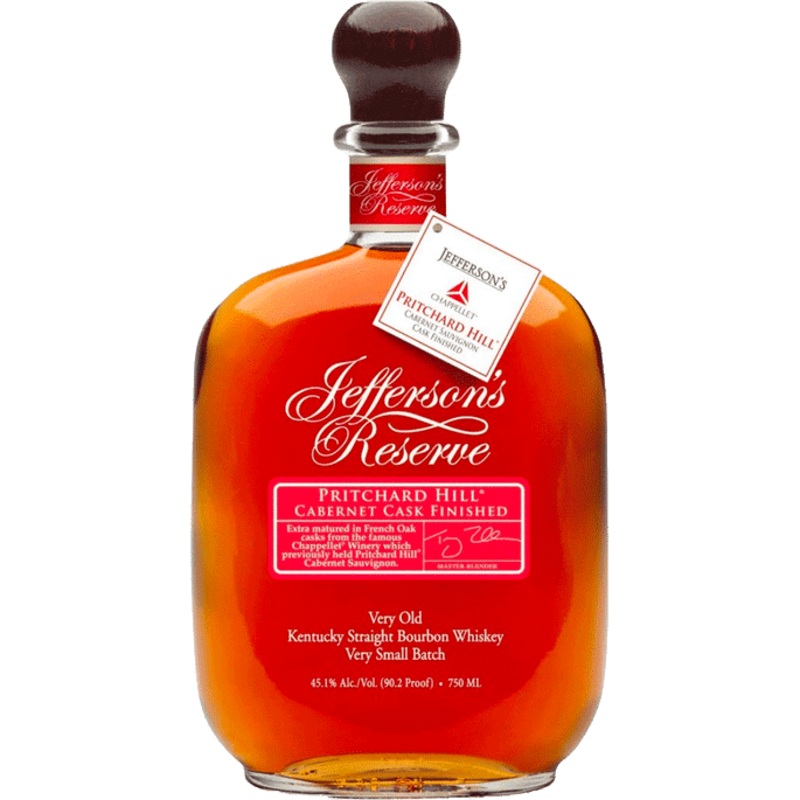 Jefferson's Reserve Pritchard Hill Cabernet Cask Barrel Select Bourbon - 750ML