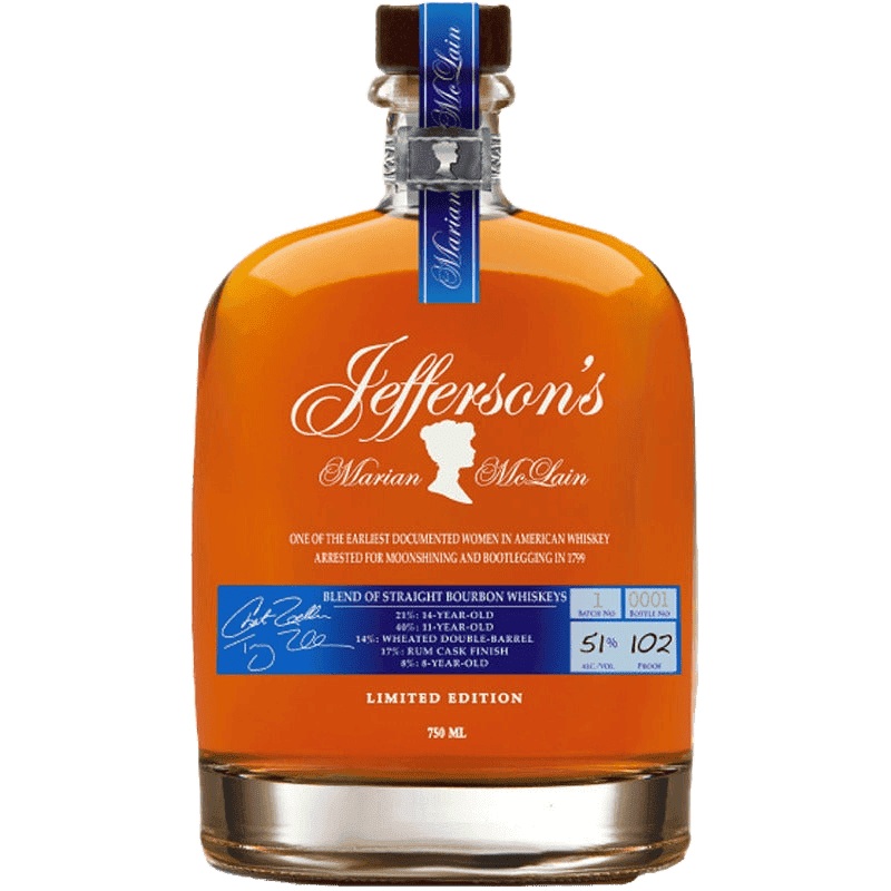 Jeffersons Marian McLain Limited Edition Bourbon Whiskey - 750ML
