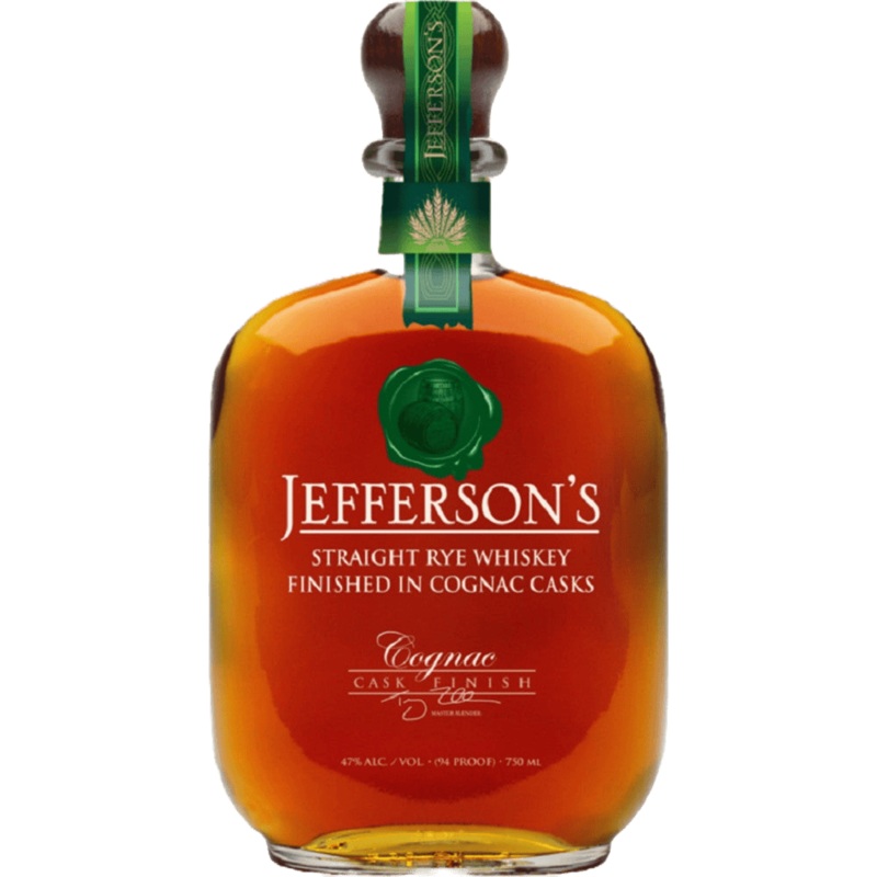 Jeffersons Rye Cognac Cask Bourbon Whiskey - 750ML