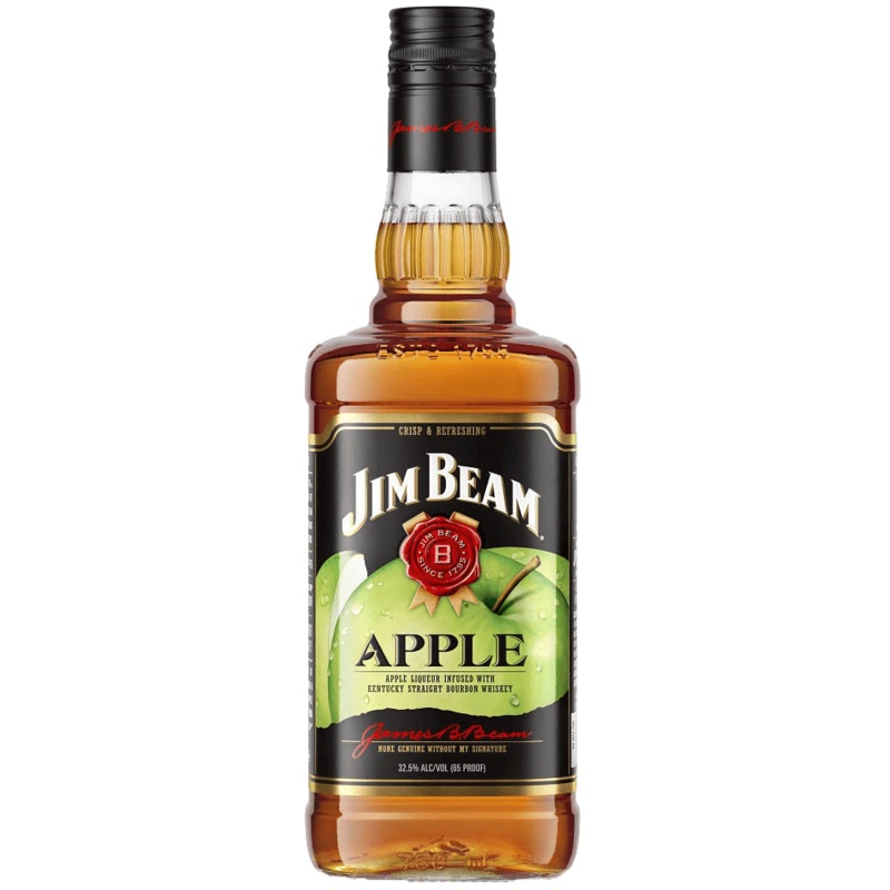 Jim Beam Apple Liqueur with Kentucky Straight Bourbon Whiskey 750ML